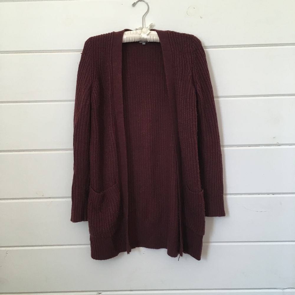 Burgundy Sweater